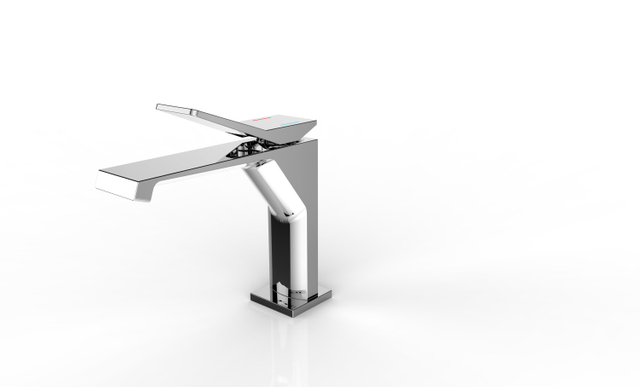 Robinet mitigeur de lavabo &agrave; levier unique, raccord de salle de bains en laiton &agrave; trou unique, fabrication professionnelle