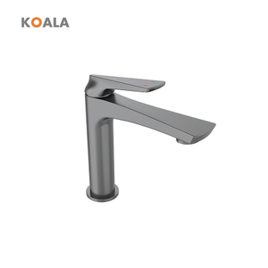 Grifo de lavabo montado en cubierta de una sola manija para ba&ntilde;o, grifo de ba&ntilde;o de aleaci&oacute;n de Zinc de lujo, grifo mezclador de agua fr&iacute;a y caliente