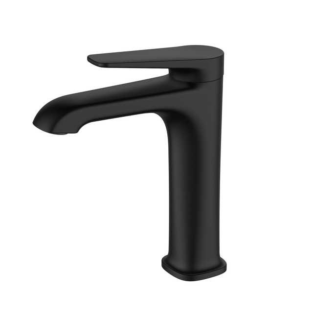 Grifo mezclador de lavabo de ba&ntilde;o negro mate con acabado ennegrecido de lat&oacute;n de servicio personalizado Popular elegante