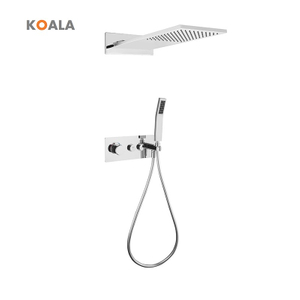 Ensemble de douche en laiton dissimul&eacute; personnalis&eacute; pour salles de bains de luxe haut de gamme 