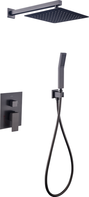 M&eacute;langeur de robinet de douche, cascade moderne europ&eacute;enne, salle de bains, ensembles de douche de pluie thermostatique, syst&egrave;me de robinetterie