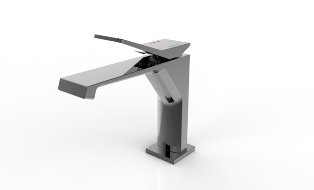 Robinet mitigeur de lavabo &agrave; levier unique, raccord de salle de bains en laiton &agrave; trou unique, fabrication professionnelle